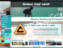 Tablet Screenshot of es.amadosurfcamp.com